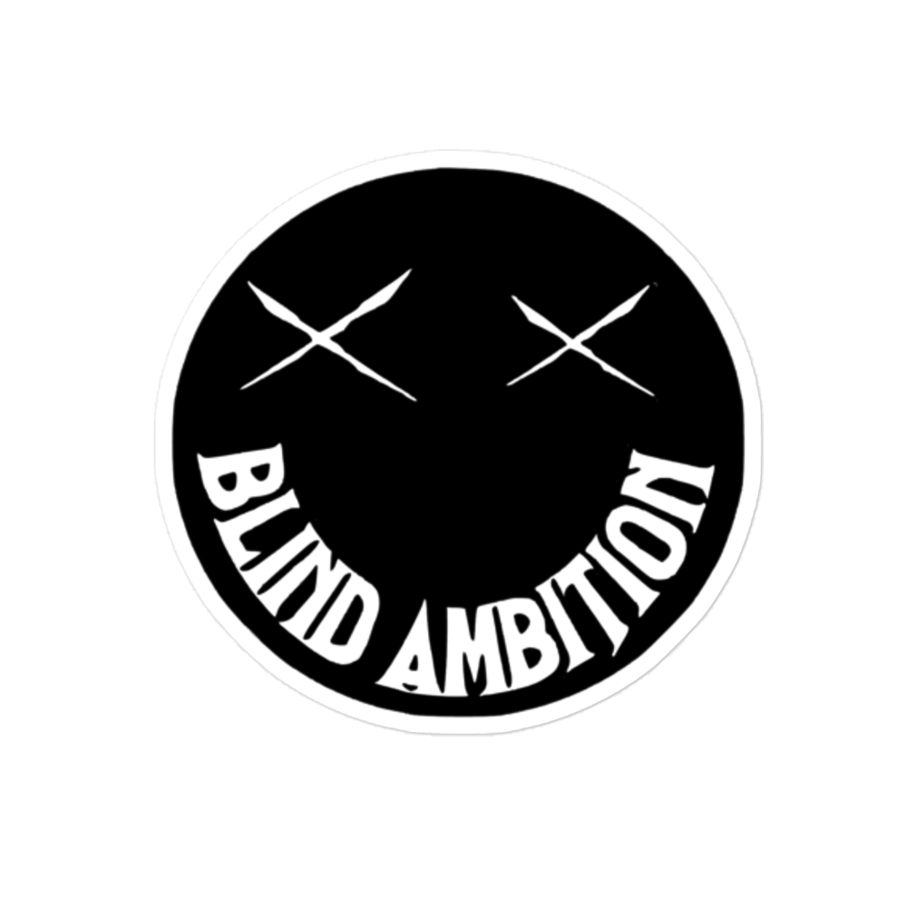 BLIND AMBITION FRESH ASPHALT - Sticker
