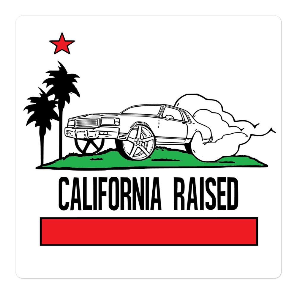 STATE RAISED AND ROOTED - Sticker