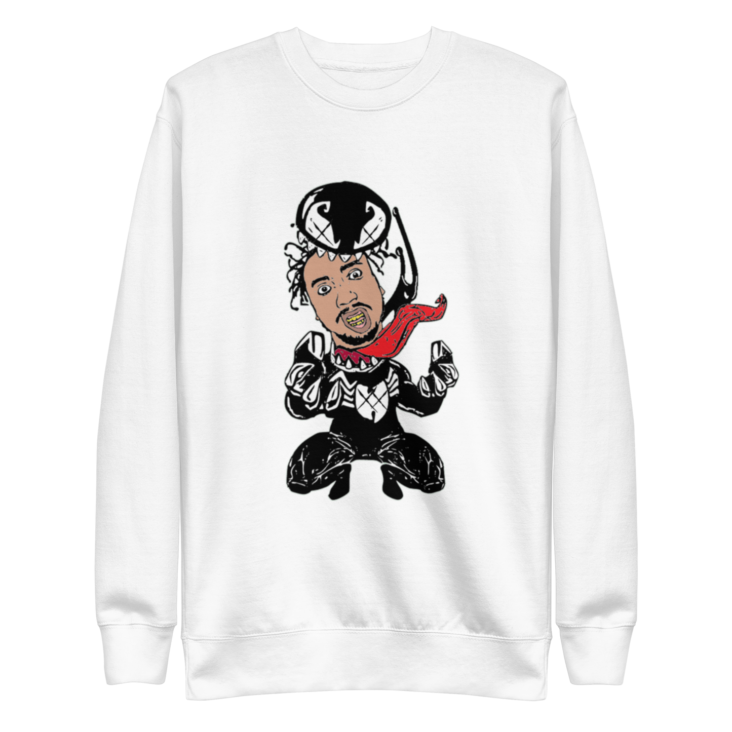 THE DIRT - White Premium Sweatshirt