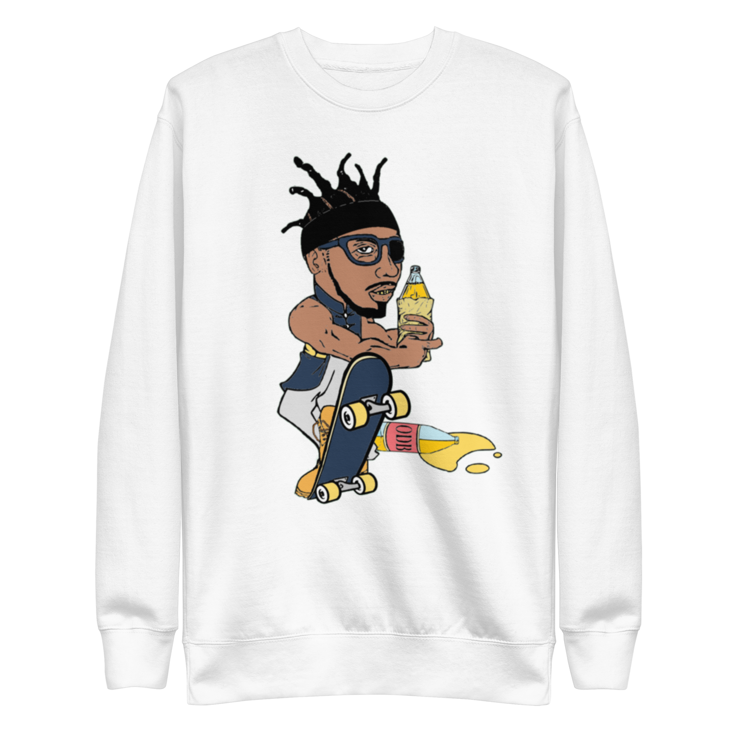 THE DRUNK JESUS FLIP - Light Colors Premium Sweatshirt