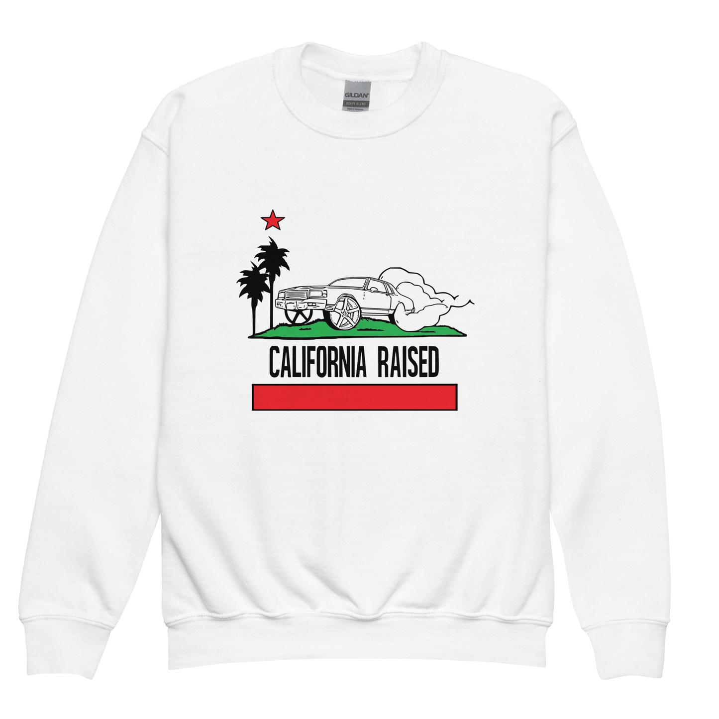 STATE RAISED AND ROOTED - Youth Crewneck Sweatshirt