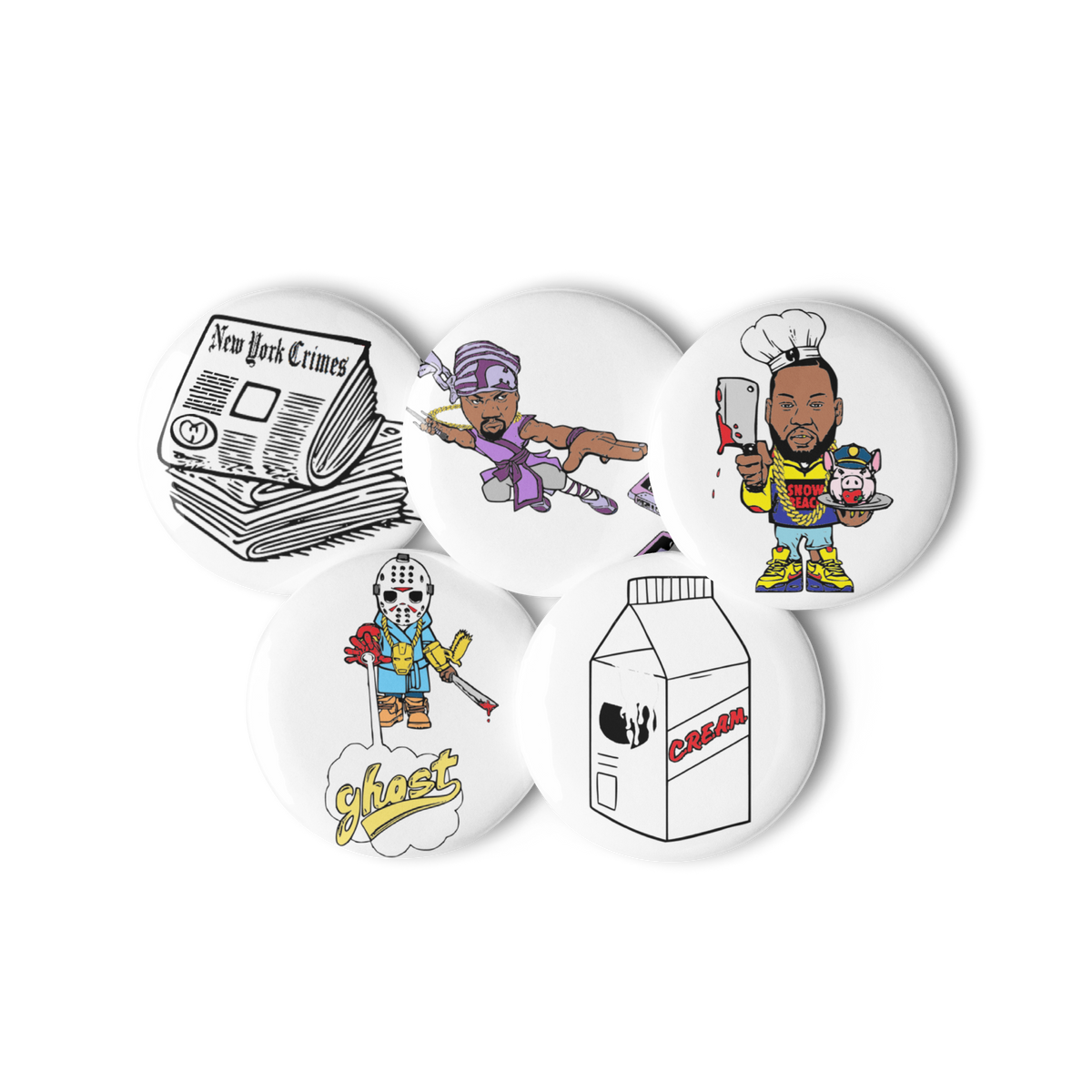 Chef Pin CHEF X GHOST - Pin Pack – BLIND AMBITION CLOTHING