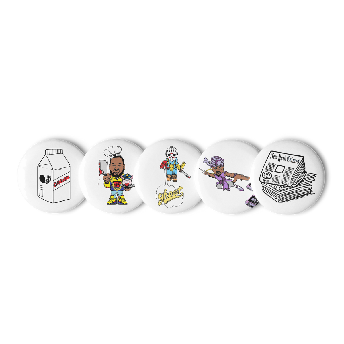 Chef Pin CHEF X GHOST - Pin Pack – BLIND AMBITION CLOTHING