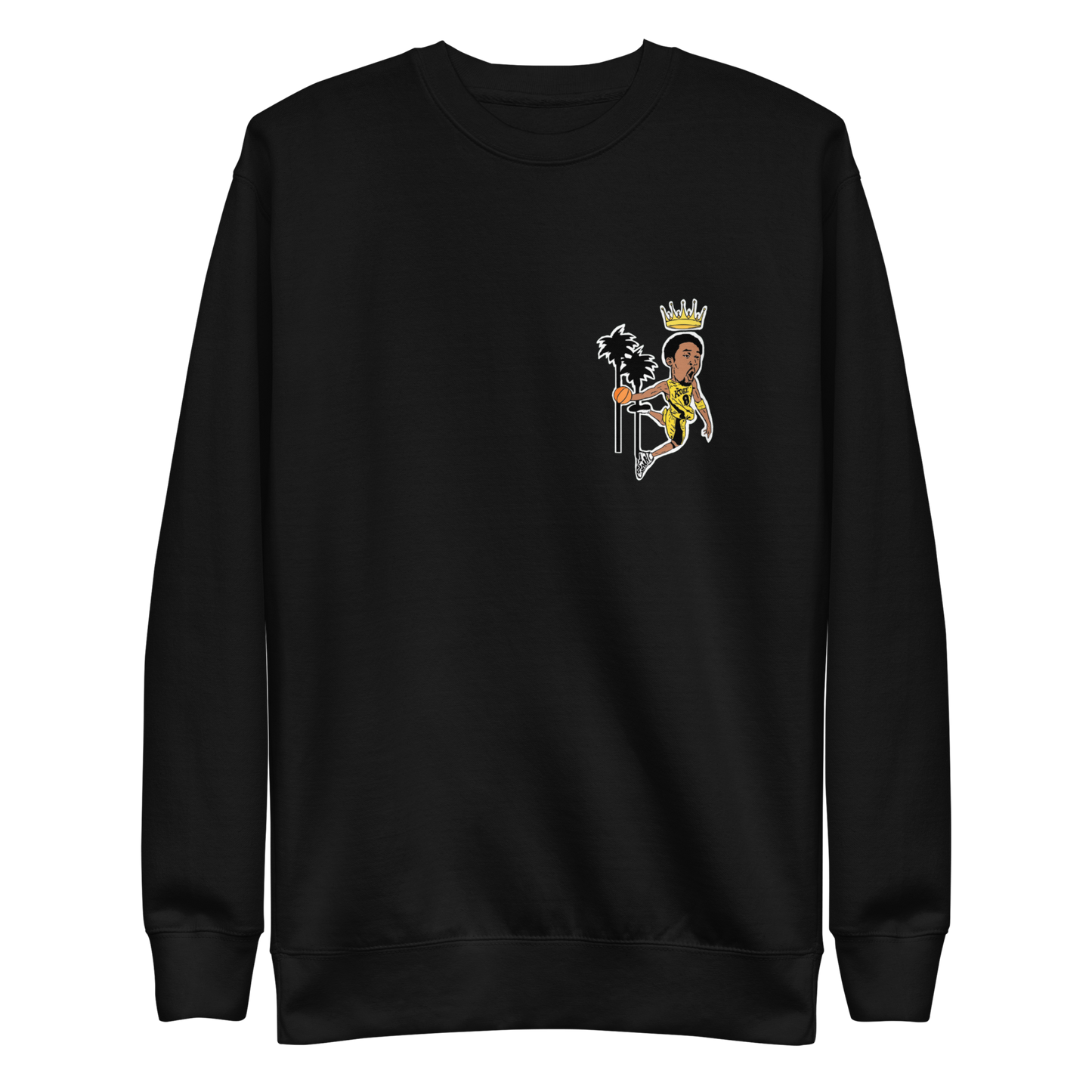 KING OF BALLERS EVERYWHERE - Black Premium Sweatshirt