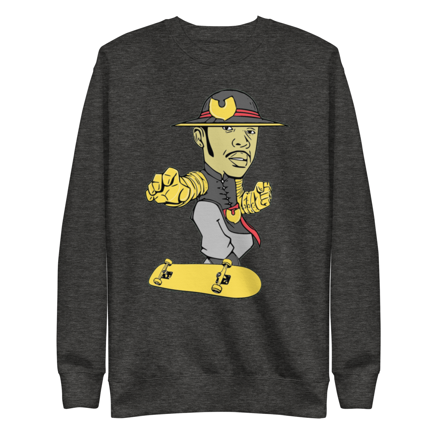 KID WITH THE GOLDEN BOARD - Premium Sweatshirt