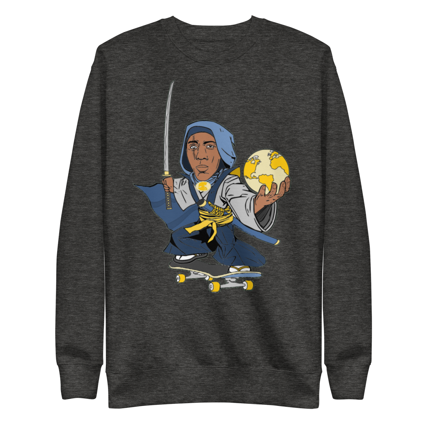 SKATEBOARD SHOGUN - Premium Sweatshirt