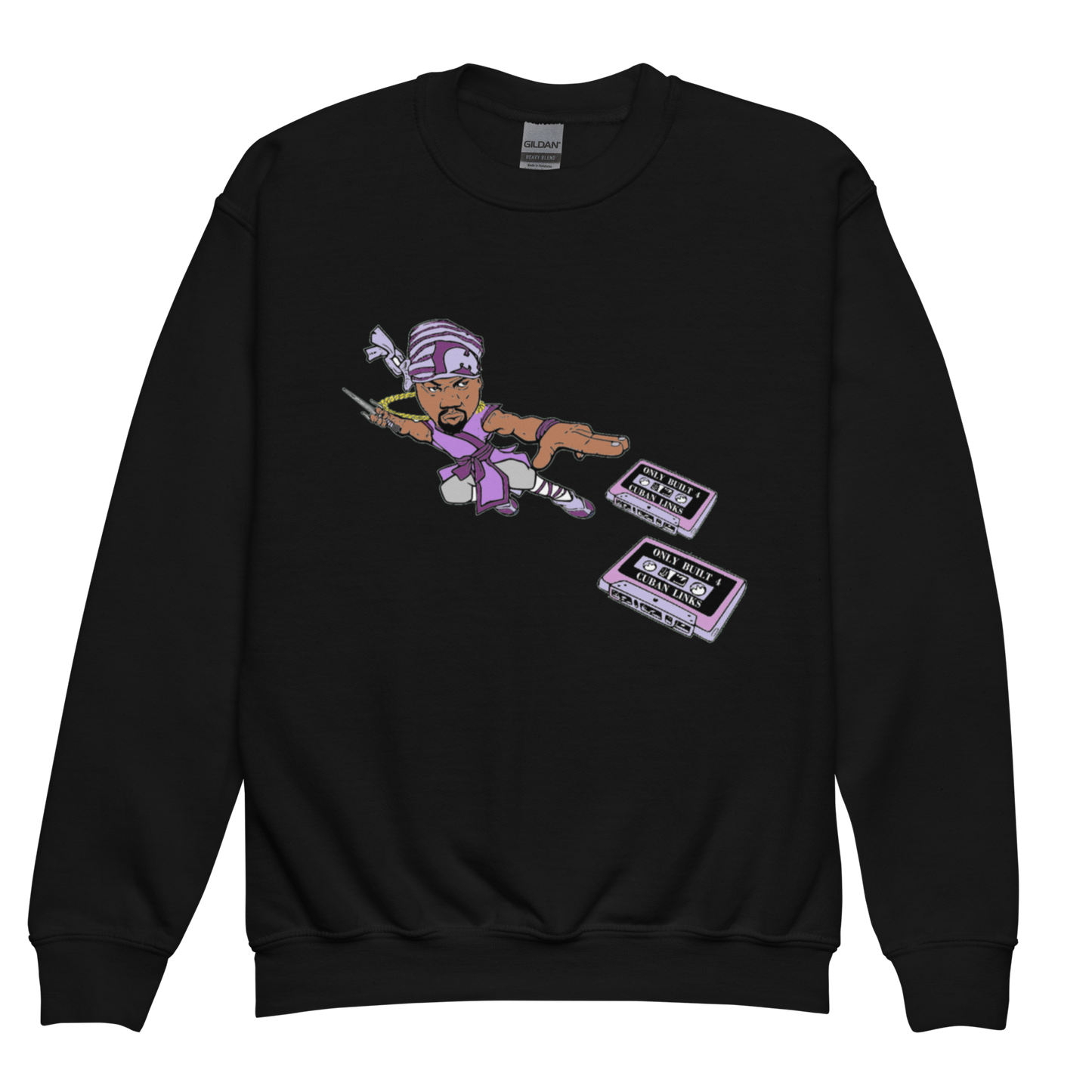 HOUSE OF FLYING PURPLE TAPES - Youth Crewneck Sweatshirt