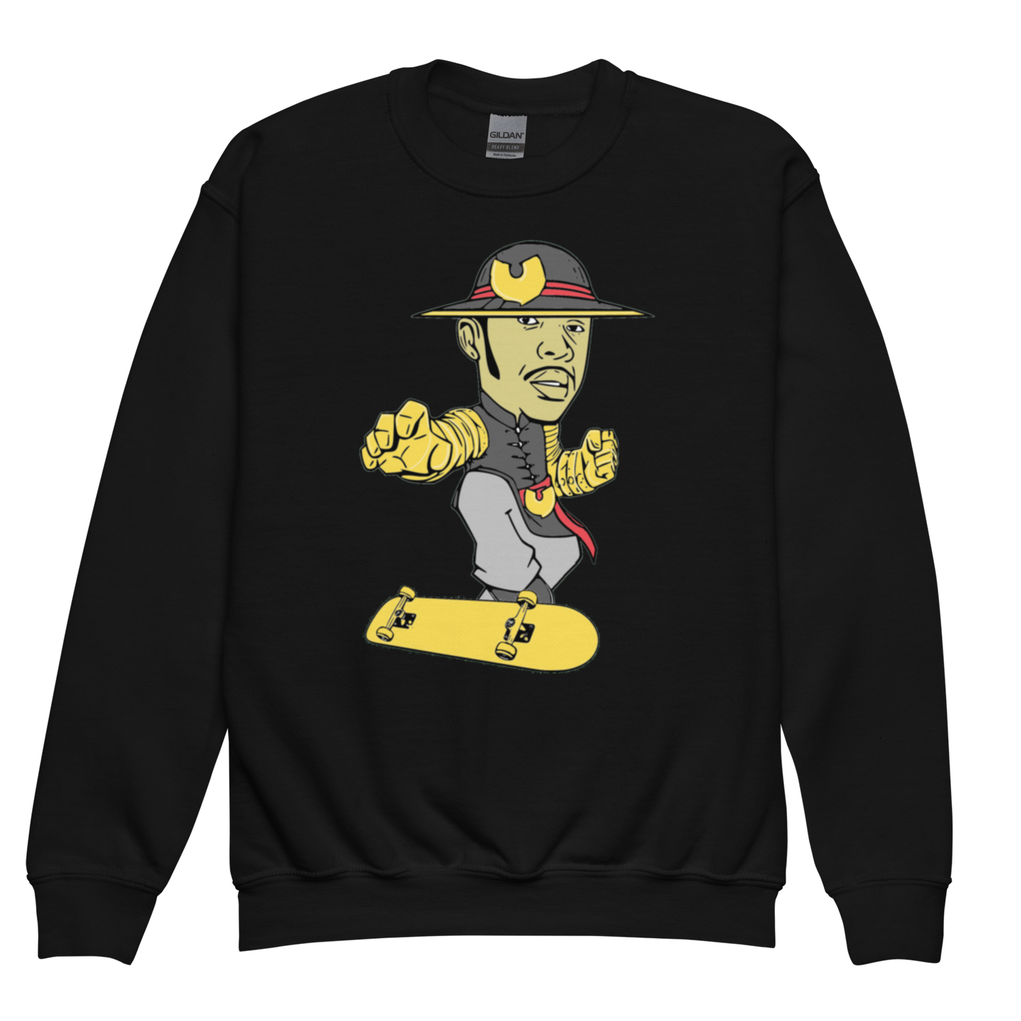 KID WITH THE GOLDEN BOARD - Youth Crewneck Sweatshirt