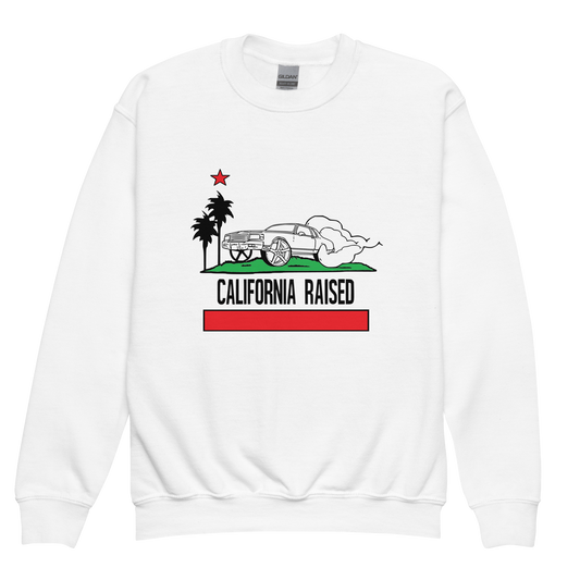 STATE RAISED AND ROOTED - Youth Crewneck Sweatshirt